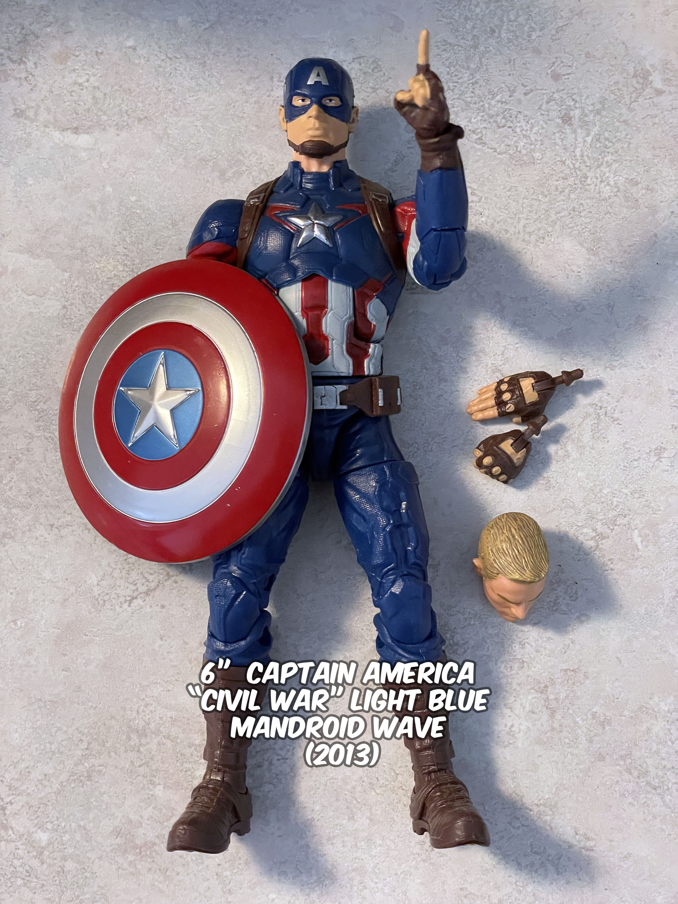 AL-MARV-014 = 6” Marvel Legends Captain America Marvel Now
